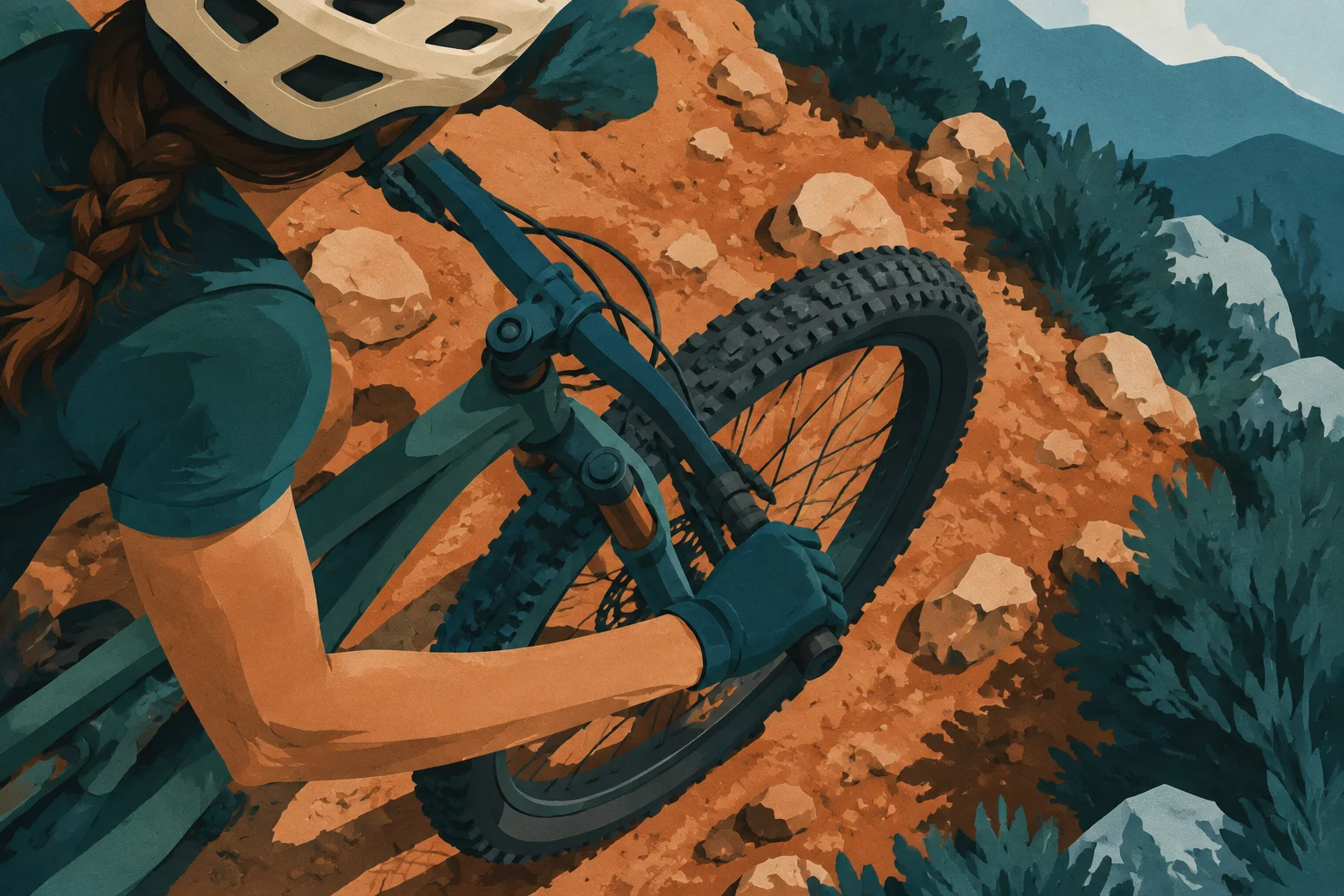 AI-generated thematic racing illustration; not a photograph of the people or event.