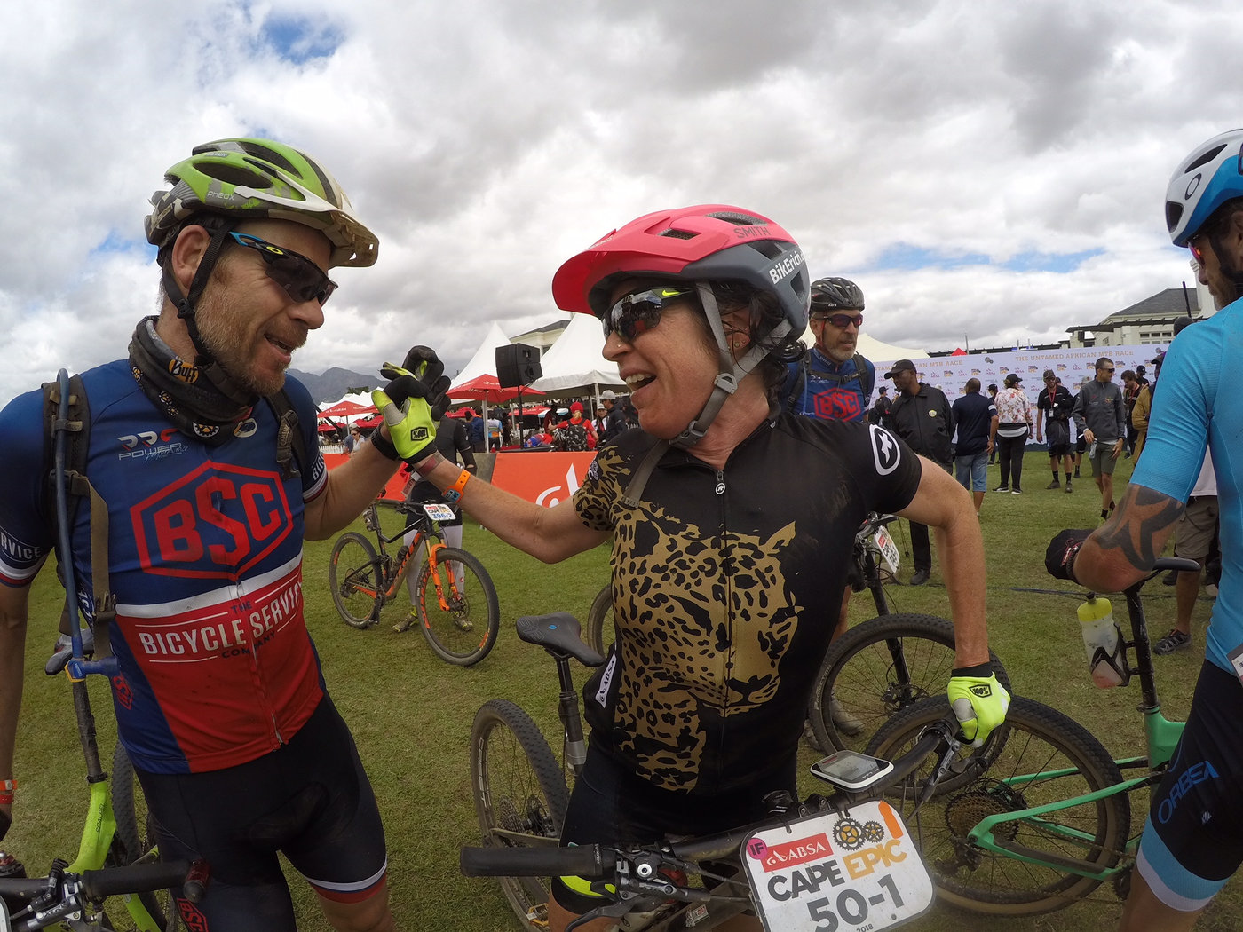 Photograph accompanying 2018 ABSA Cape Epic Womens Race - Stage 7 -Investec-songo-Specialized Ride to Absa Cape Epic Glory