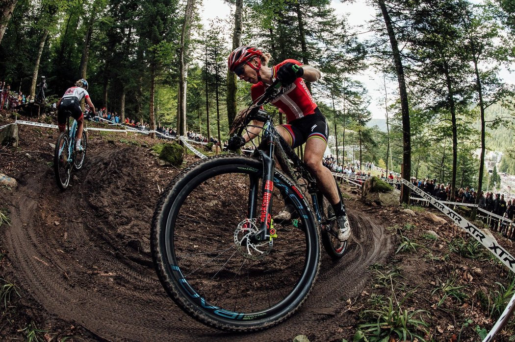 Photograph accompanying Superhuman efforts and medal mayhem at the La Bresse Women's XCO World Cup finals. One of the mo