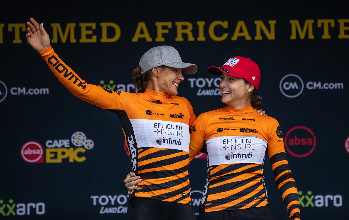 New leaders in CM.com Women’s categories after dramatic Stage 6 at Absa Cape Epic