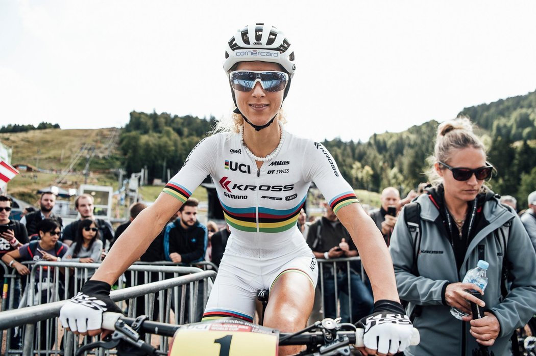 Photograph accompanying Superhuman efforts and medal mayhem at the La Bresse Women's XCO World Cup finals. One of the mo