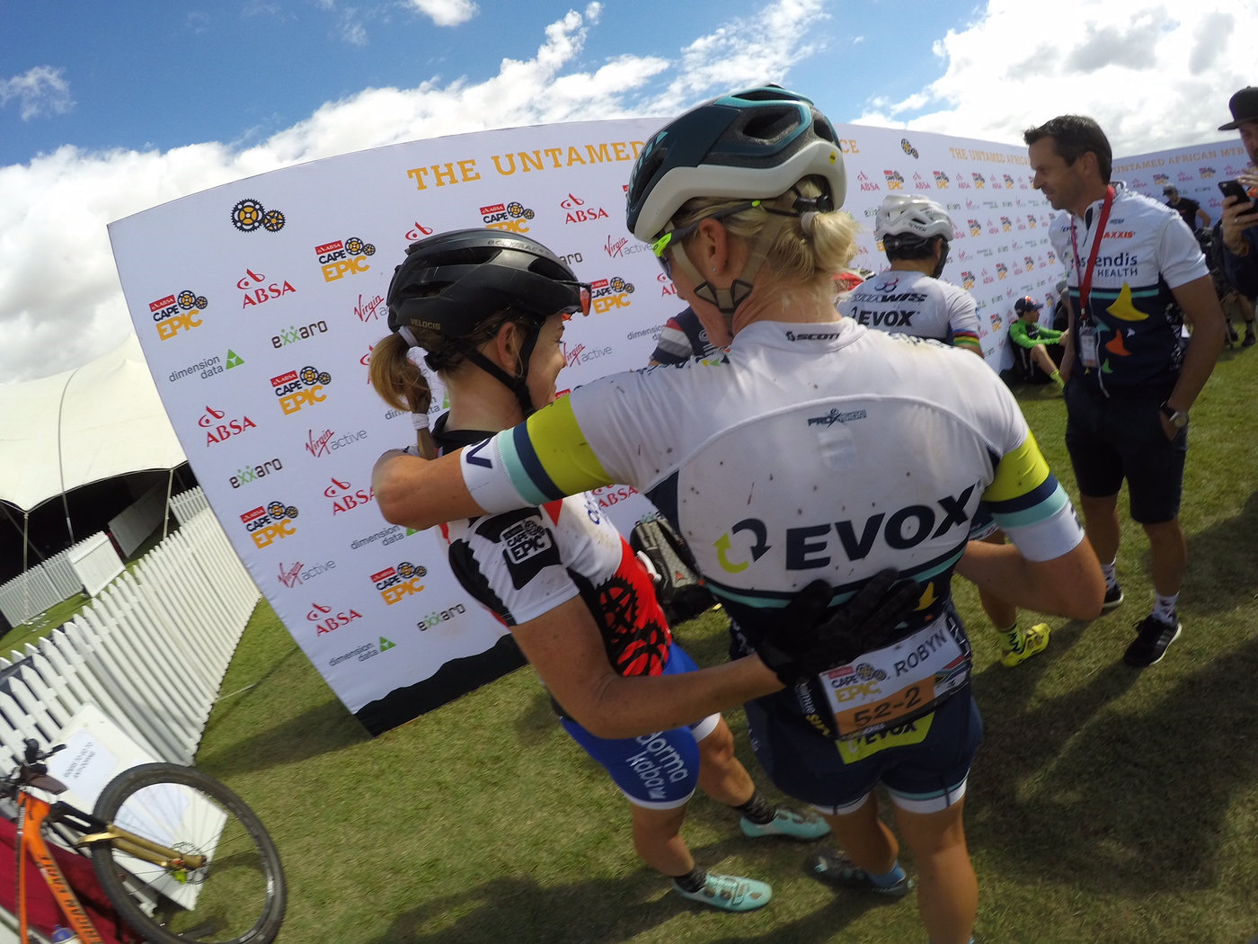 Photograph accompanying 2018 ABSA Cape Epic Womens Race - Stage 7 -Investec-songo-Specialized Ride to Absa Cape Epic Glory