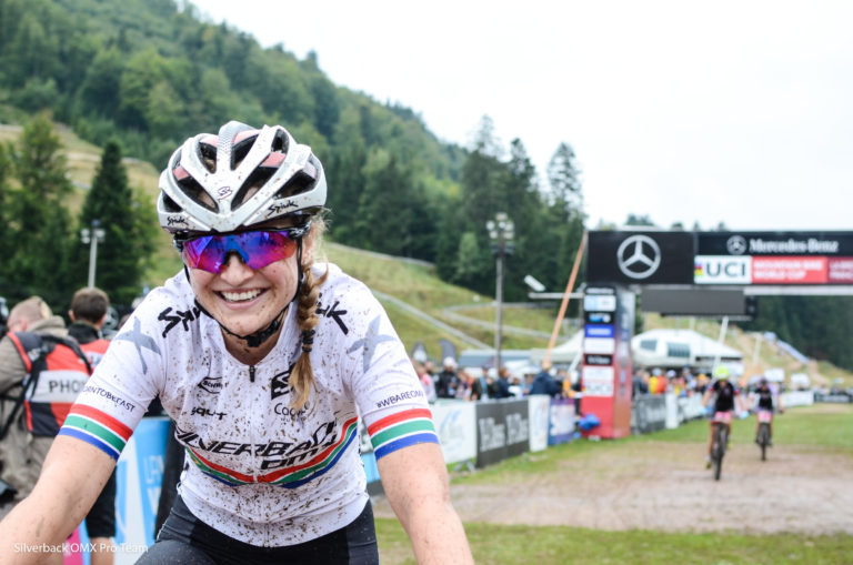 Photograph accompanying 2018 UCI XCM World Championships - SA's leading ladies are ready to take on the world.