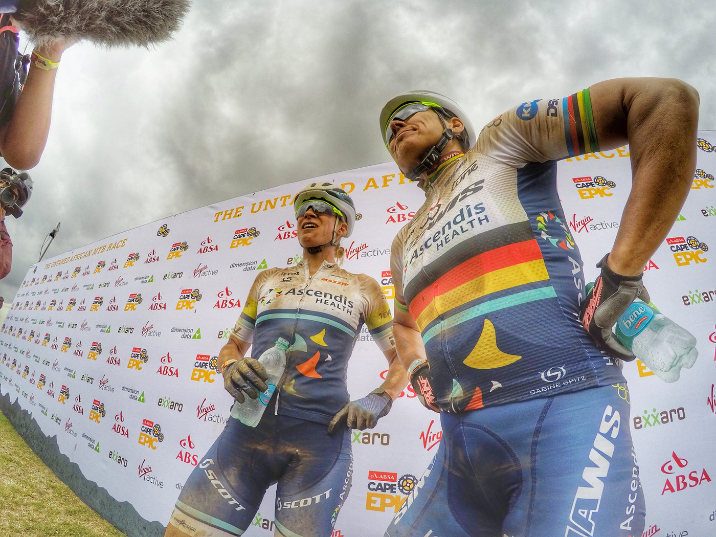 Photograph accompanying 2018 ABSA Cape Epic -UCI Women UPdate- Stage 6 - GC change as we fly towards home.