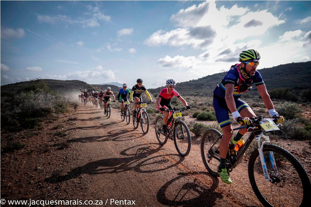 Photograph accompanying Field Prepared to do battle at the 2018 Trans Baviaans Race
