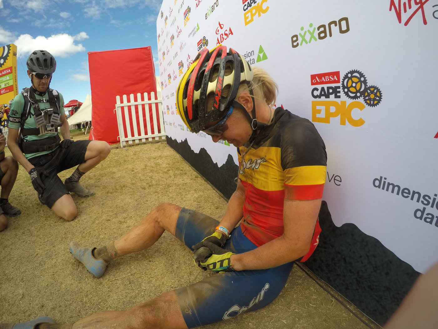 Photograph accompanying 2018 ABSA Cape Epic UCI Women’s Race- Investec Songo gain more time over the rest.