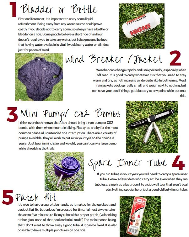 Photograph accompanying 15 things a mountain biker should have while out on the trail
