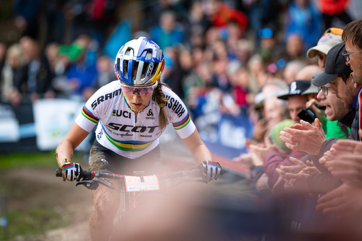 Photograph accompanying Race Preview: 2019 UCI Cross-Country Mountain Bike World Championships. Backing the SA ladies all th