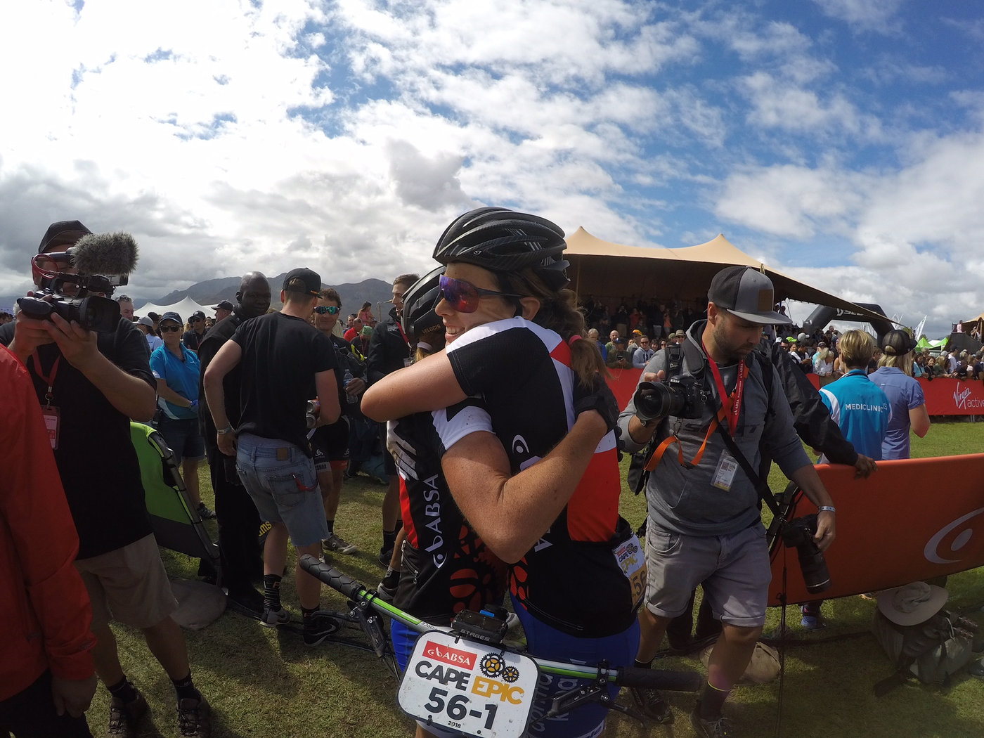 Photograph accompanying 2018 ABSA Cape Epic Womens Race - Stage 7 -Investec-songo-Specialized Ride to Absa Cape Epic Glory