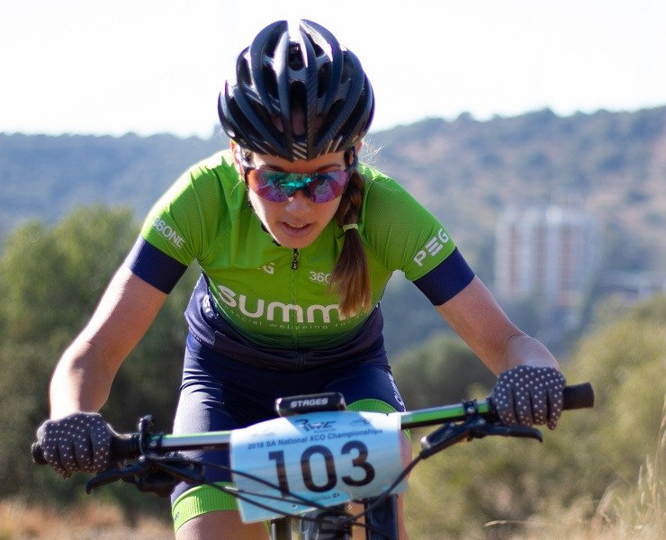 Photograph accompanying 2018 UCI XCM World Championships - SA's leading ladies are ready to take on the world.