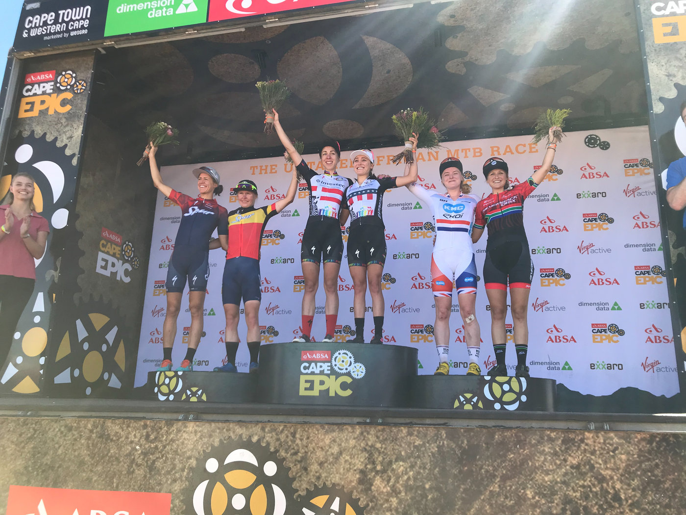 Photograph accompanying 2018 ABSA Cape Epic Women’s Race Update: Stage 2 - Top Team Tussle