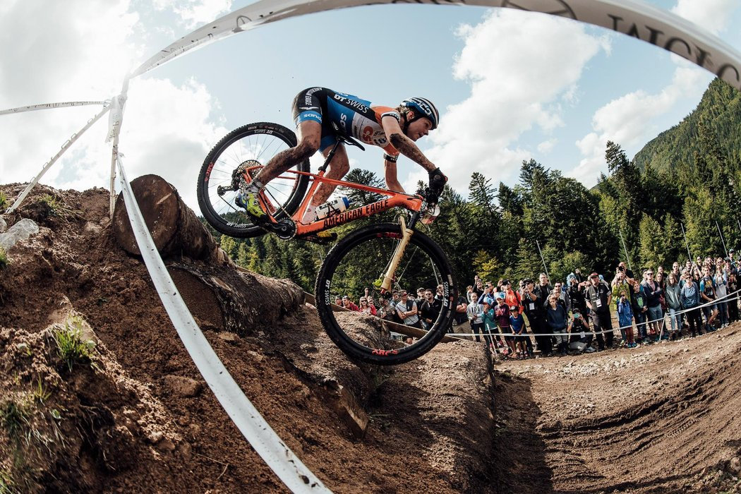 Photograph accompanying Superhuman efforts and medal mayhem at the La Bresse Women's XCO World Cup finals. One of the mo