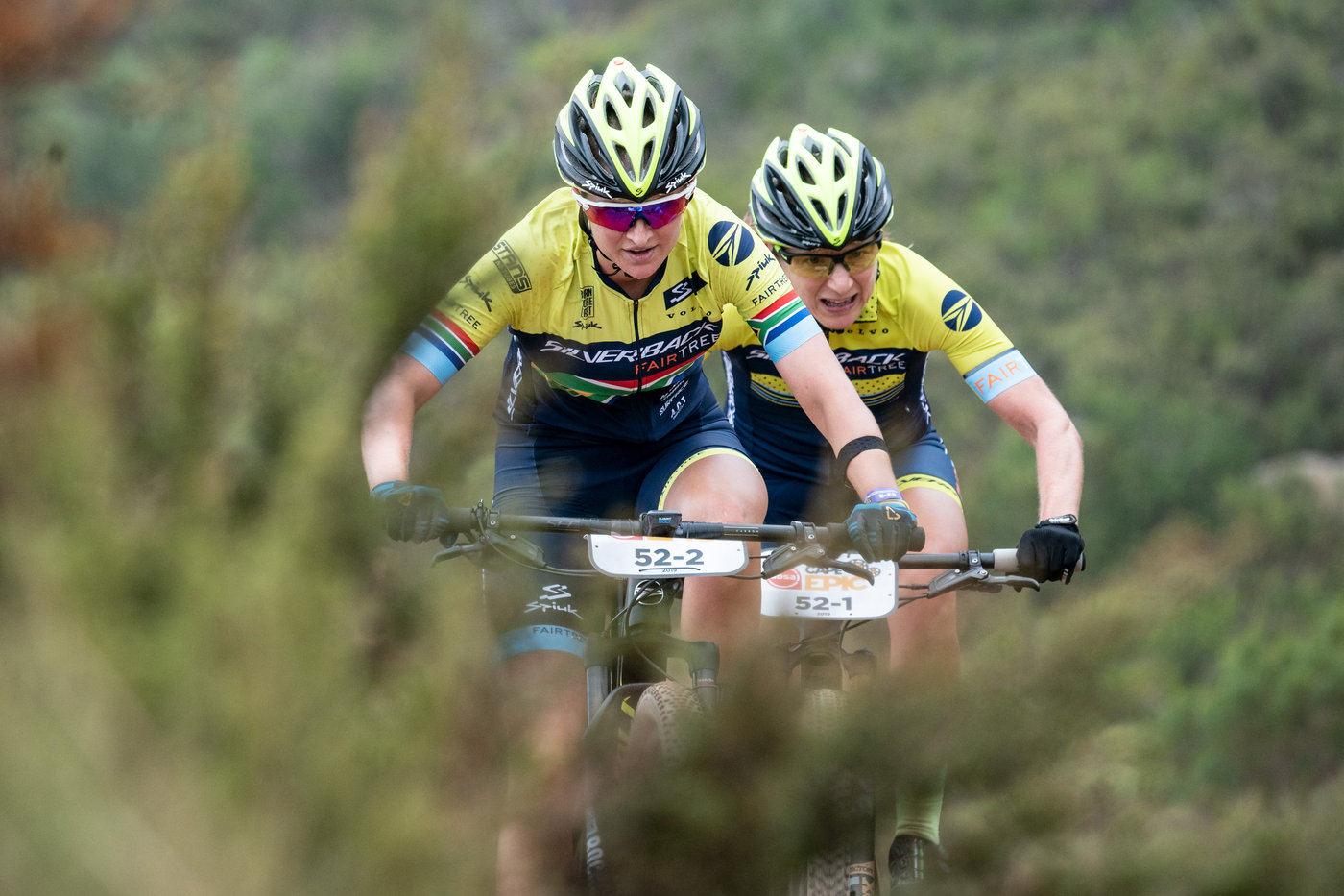Photograph accompanying 2020 Absa Cape Epic Women's Field: Orange on the line at the 2020 Absa Cape Epic
