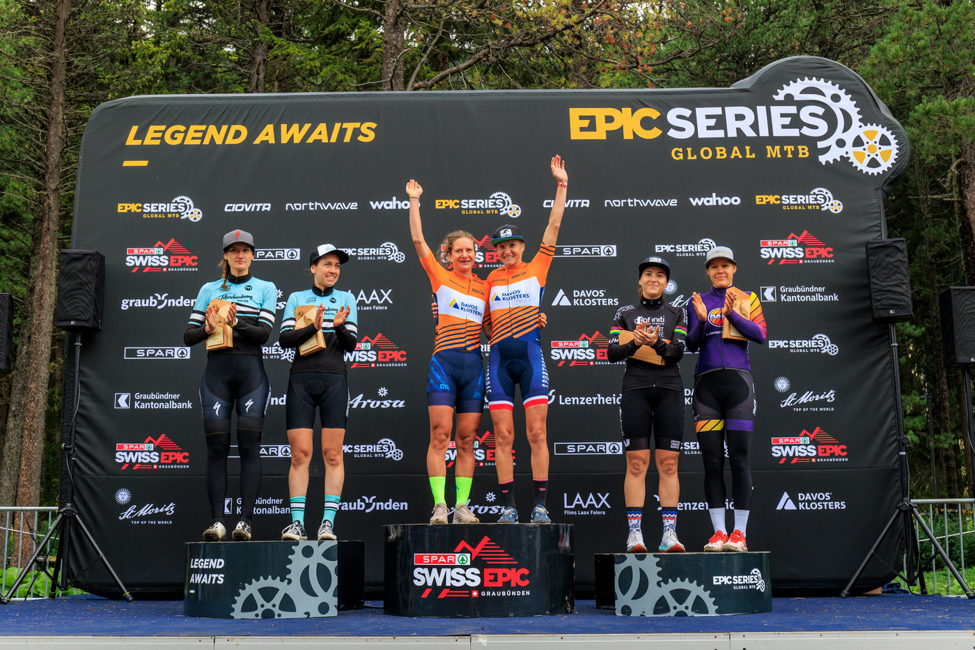 Photograph accompanying Davos Klosters Women Win 2022 SPAR Swiss Epic