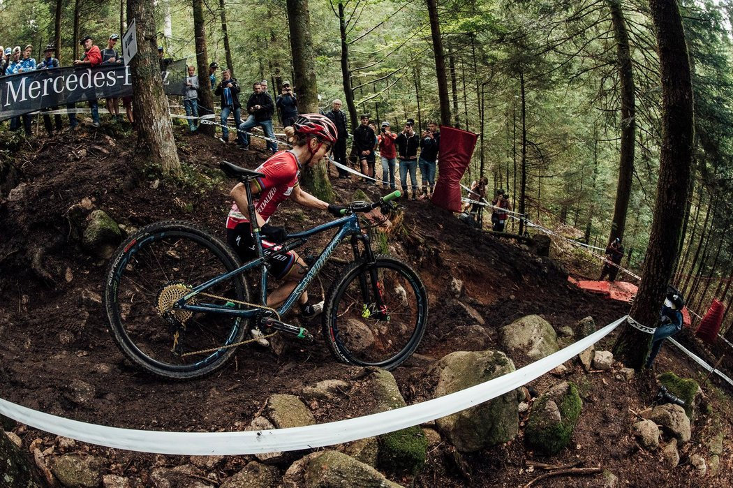 Photograph accompanying Superhuman efforts and medal mayhem at the La Bresse Women's XCO World Cup finals. One of the mo