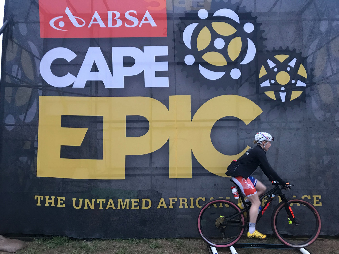 Photograph accompanying 2018 ABSA Cape Epic UCI Women’s Race- Investec Songo gain more time over the rest.