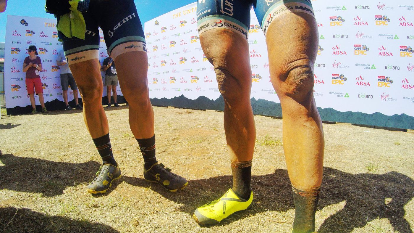 Photograph accompanying 2018 ABSA Cape Epic - Women’s Race Stage 1 Finish Line Tales