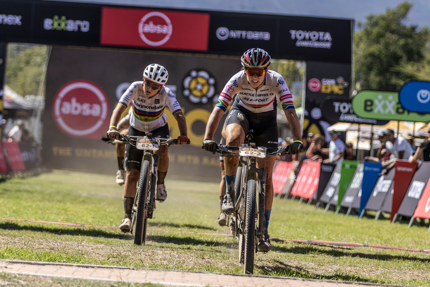 Photograph accompanying GHOST Factory Racing make it four from four in Aramex Women’s Category - Absa Cape Epic