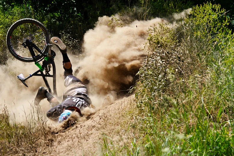 Photograph accompanying Cycling survival — what to do if a riding buddy crashes