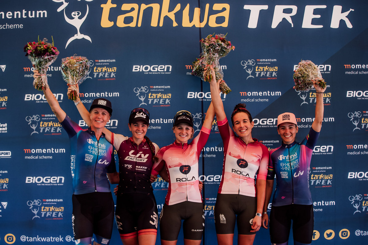 Photograph accompanying Strauss & Lill take the Tankwa Trek queen stage in style