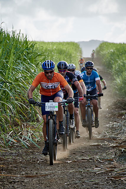 Photograph accompanying Mauritius Tour Beachcomber MTB race - An Island Pleasure