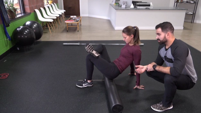 Photograph accompanying Don't Foam Roll Your IT Band. Do This Instead.