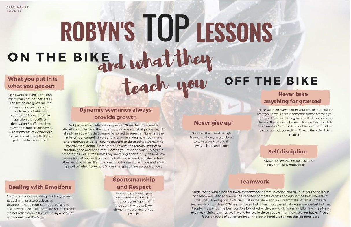 Photograph accompanying Behind the Pro : Robyn de Groot