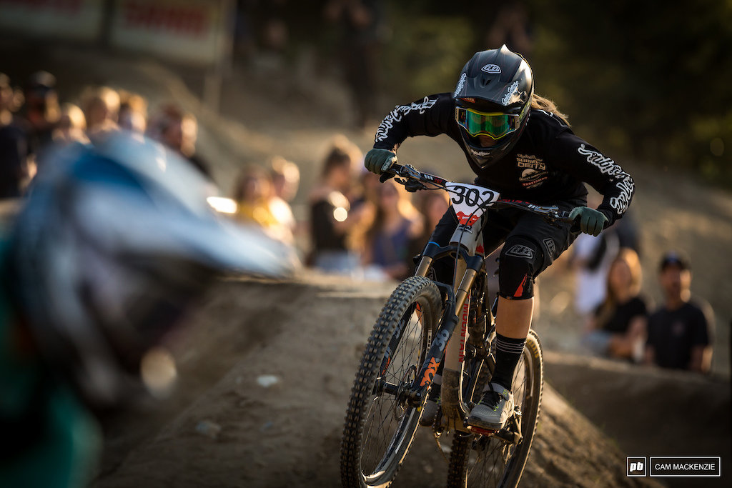 Photograph accompanying Snapshot: A View of Women's Mountain Biking From Female Racers & the Industry - Pinkbike