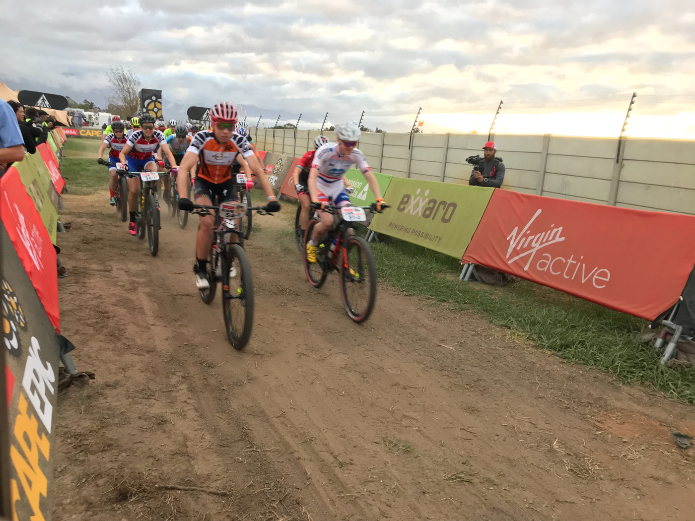 Photograph accompanying 2018 ABSA Cape Epic Women’s Race Highlights - Stage 4 - Team Spur OUT & Investec Songo power to
