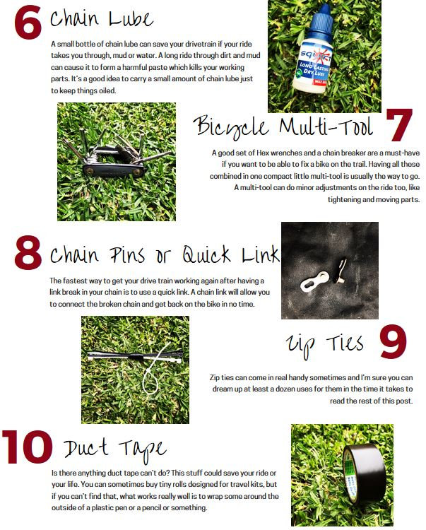Photograph accompanying 15 things a mountain biker should have while out on the trail