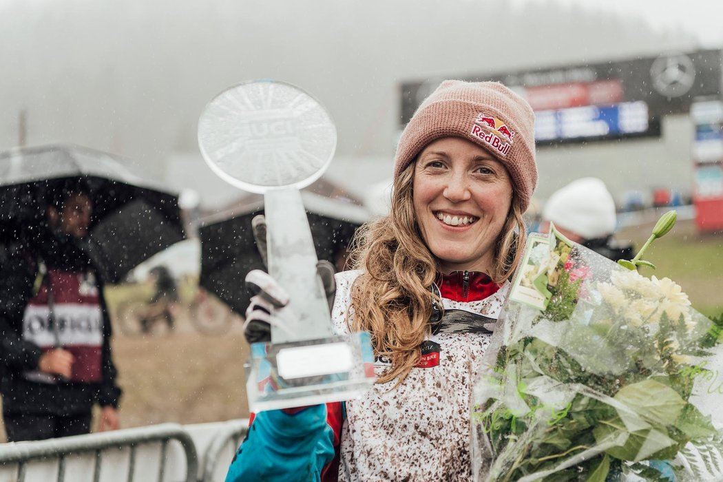 Photograph accompanying 2018 UCI Mountain Bike World Championships Women - Who could take it?