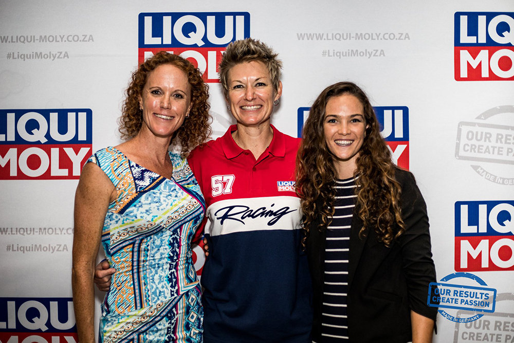 Photograph accompanying Liqui Moly backs top female mountain biking duo