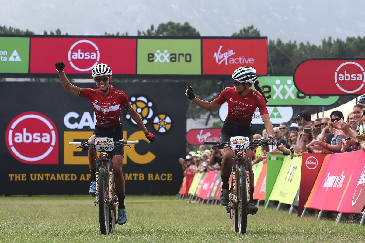 Photograph accompanying 2020 Absa Cape Epic Women: Old Friends, Fresh Approach for Lüthi and Pirard