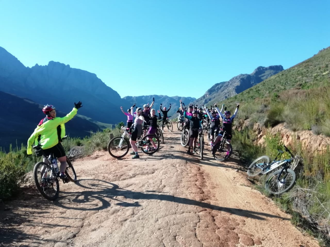 Photograph accompanying Getting More Women on Bikes : Ladies Rides with the FNB Wines2Whales and Biking in the Bosch.