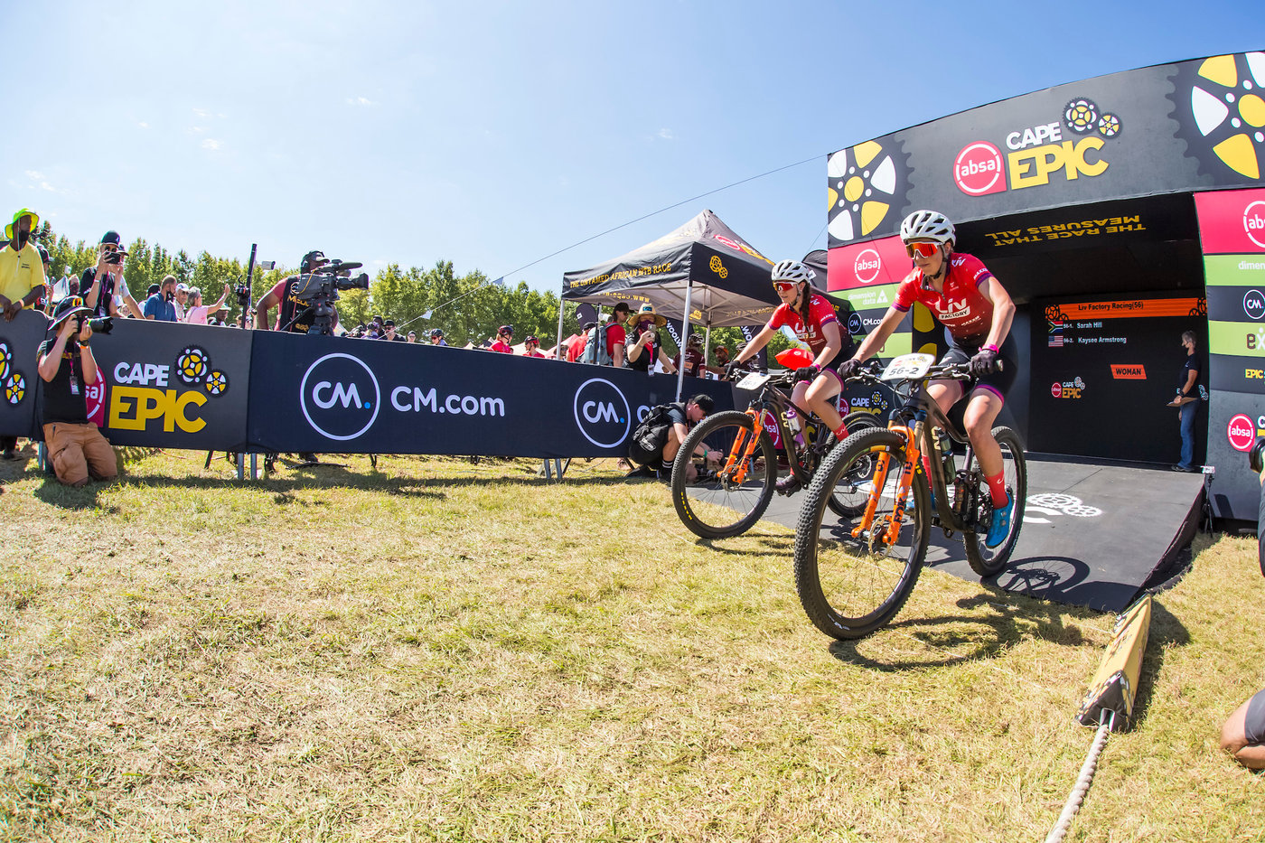 Photograph accompanying Winning Absa Cape Epic debut for Pauline Ferrand-Prévot