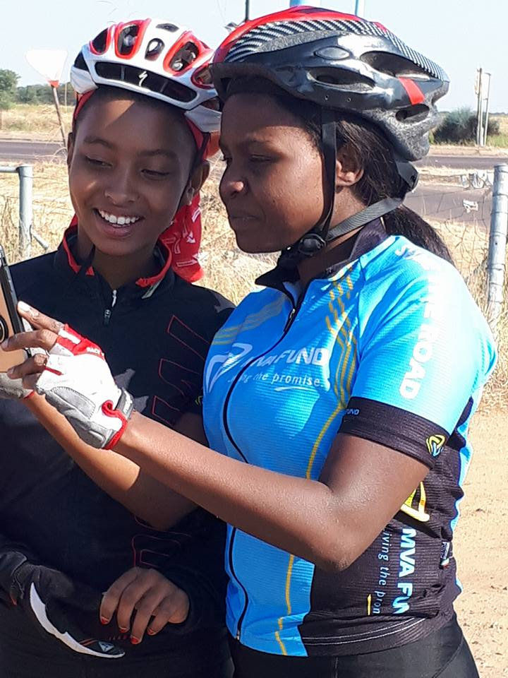 Photograph accompanying INDUSTRY POWERHOUSE: Gobona Mantle - Growing Botswana's Cycling Talent.