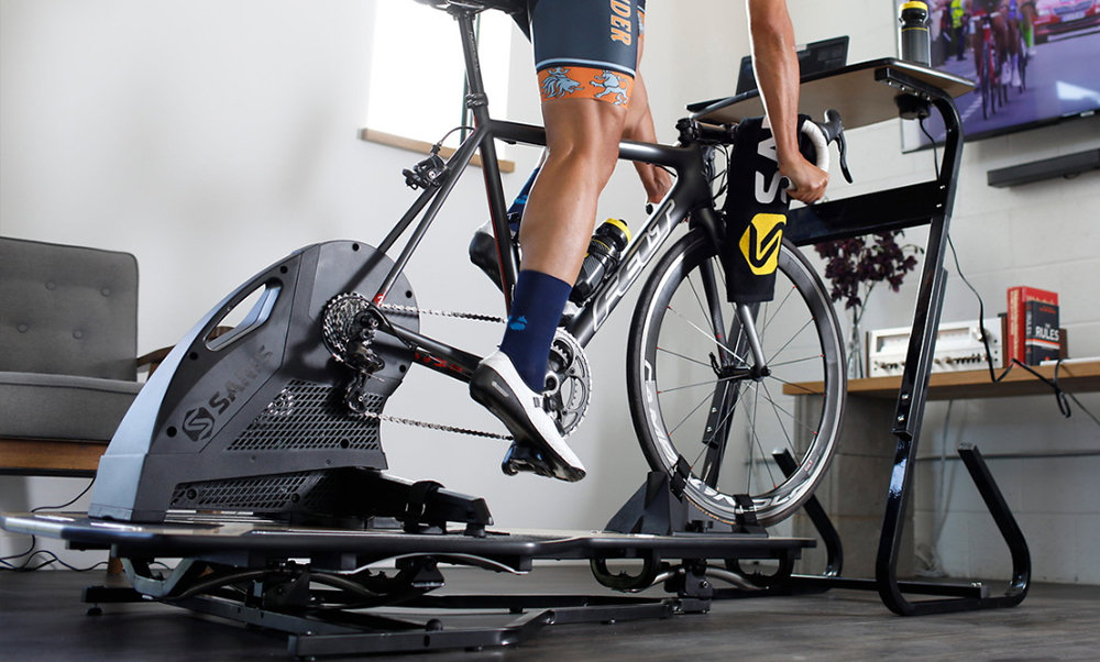 Photograph accompanying New Gear: The MP1 Nfinity Trainer Platform from Saris