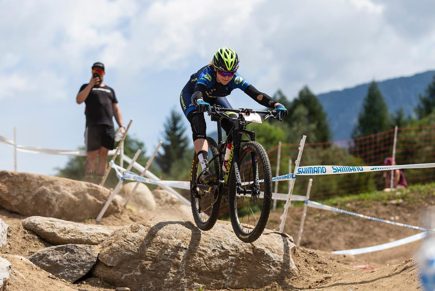 Photograph accompanying Race Preview: 2019 UCI Cross-Country Mountain Bike World Championships. Backing the SA ladies all th