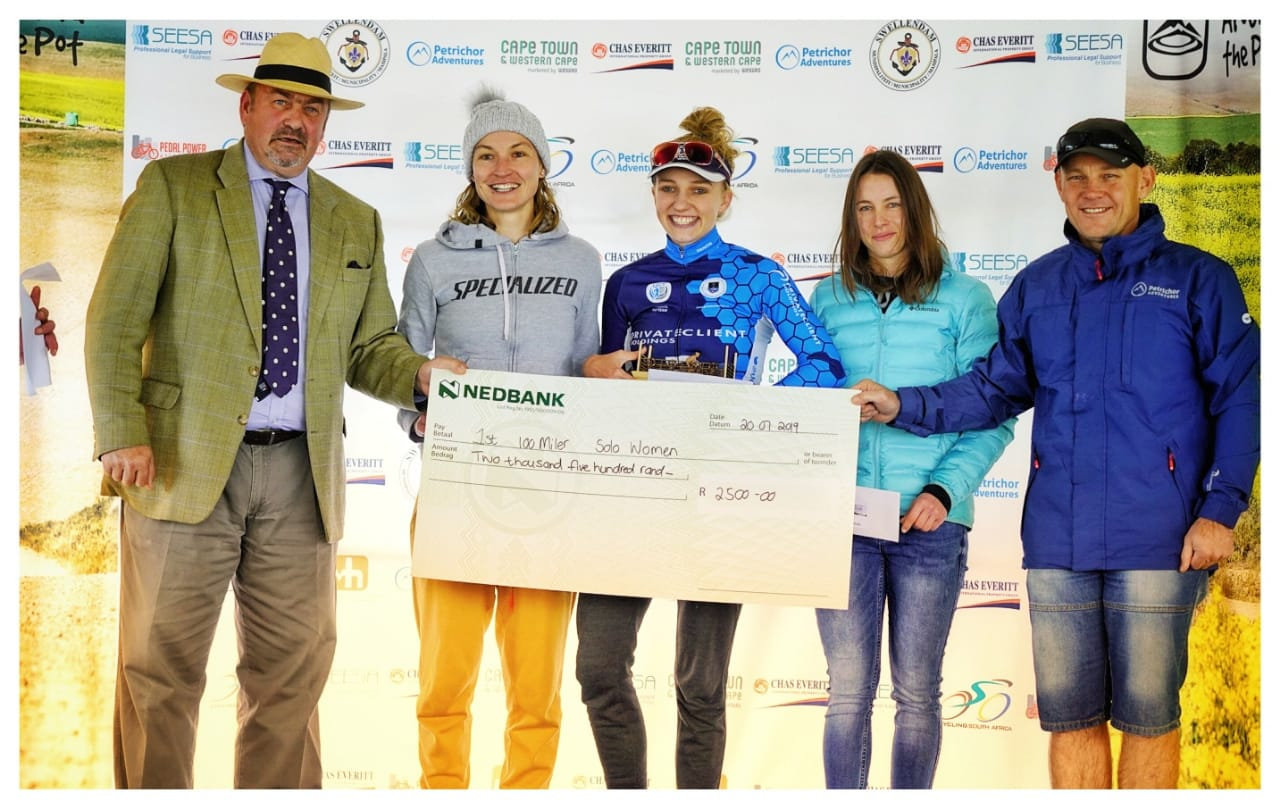 Photograph accompanying Posthumus and Webb Win 2019 Chas Everitt Around The Pot - Overberg 100Miler - Presented by SEESA