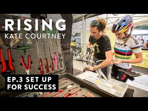 Video thumbnail accompanying Rising: Kate Courtney's Race To The Top