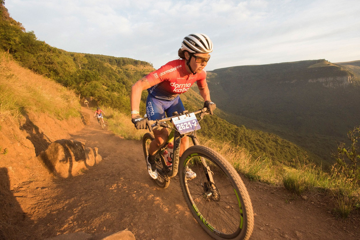 Photograph accompanying Returning De Groot to partner Sanders for sani2c