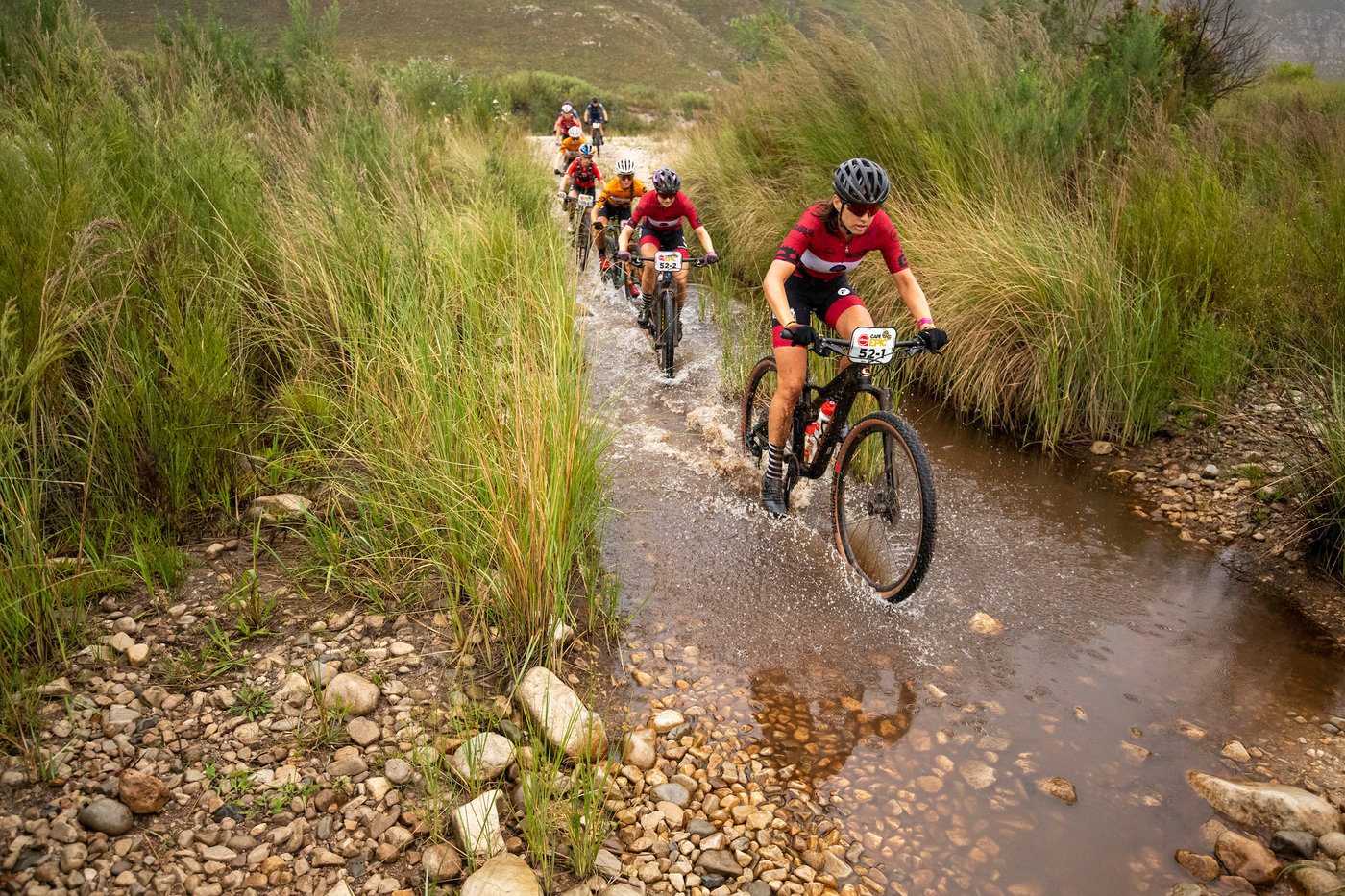 Photograph accompanying BMC MTB Racing hang on for Stage 4 win at Absa Cape Epic