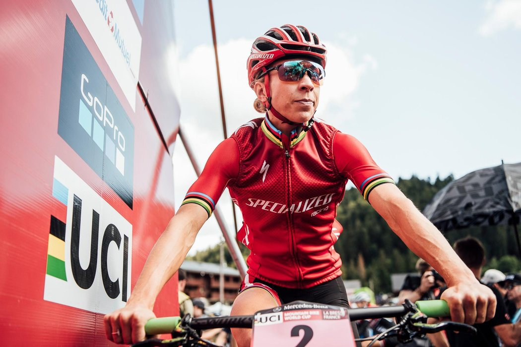 Photograph accompanying Superhuman efforts and medal mayhem at the La Bresse Women's XCO World Cup finals. One of the mo