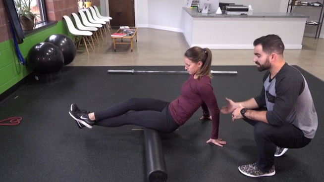 Photograph accompanying Don't Foam Roll Your IT Band. Do This Instead.