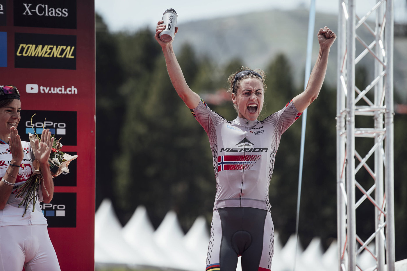 Photograph accompanying Gunn-Rita Dahle Flesja retires from MTB racing after 30 World Cup wins.