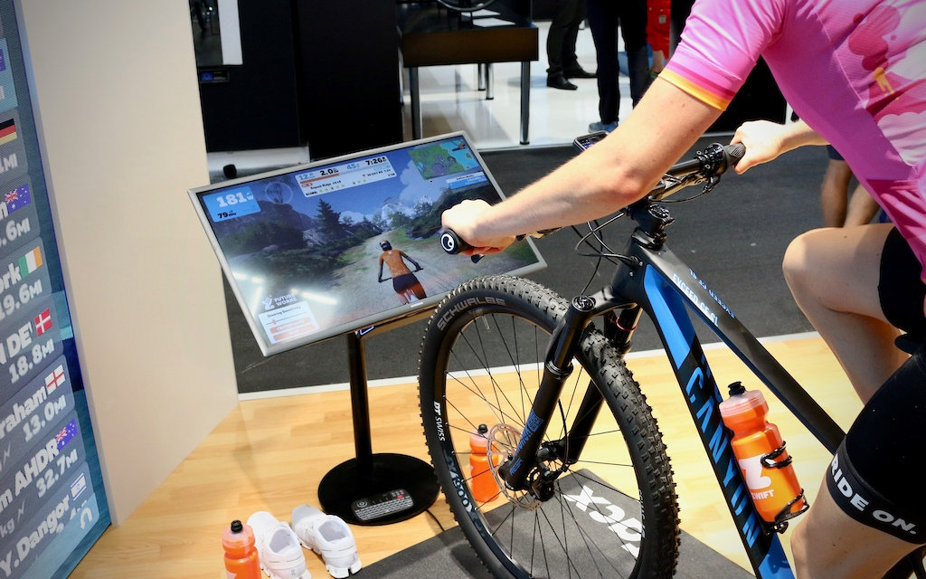 Photograph accompanying Zwift Goes Virtual Mountain Biking, Offers Steering - Eurobike 2019