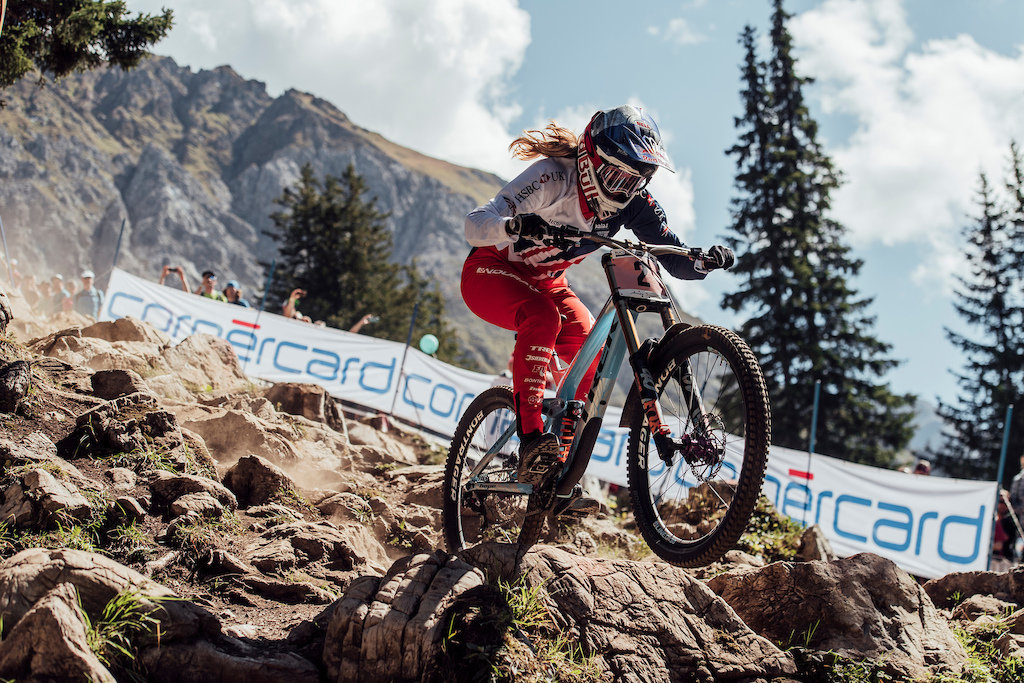 Photograph accompanying Snapshot: A View of Women's Mountain Biking From Female Racers & the Industry - Pinkbike