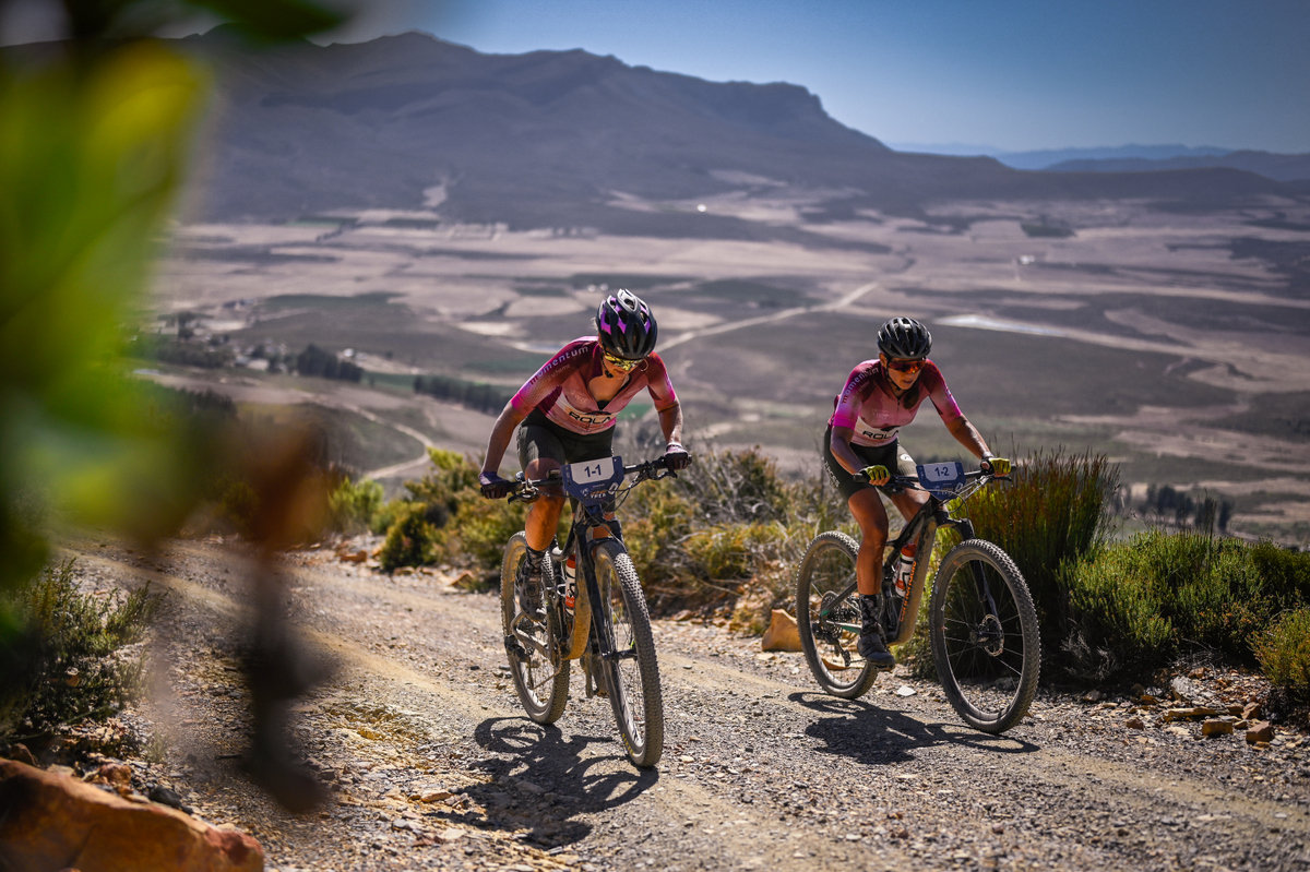 Photograph accompanying Strauss & Lill take the Tankwa Trek queen stage in style